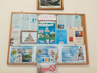 Здравно табло - ОУ Христо Ботев - Трояново, общ. Камено